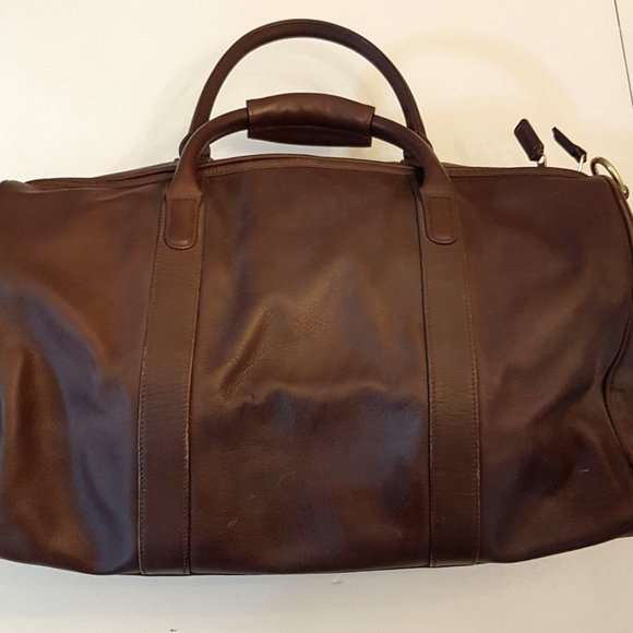 Coach Bags Coach Mens Voyager Duffle Weekender Travel Carry On Cabin Bag Brown Leather
